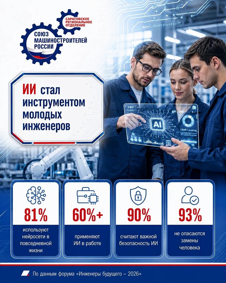 ИИ стал рабочим инструментом молодых инженеров